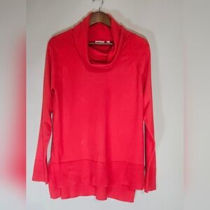 Cyrus Sweater Womens Medium Red Cowl Neck